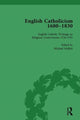 Book cover of: English Catholicism, 1680-1830, vol 3. By: Michael Mullett