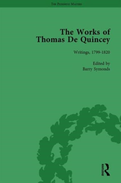 Book cover of: Works of Thomas De Quincey, Part I Vol 1. By: Grevel Lindop