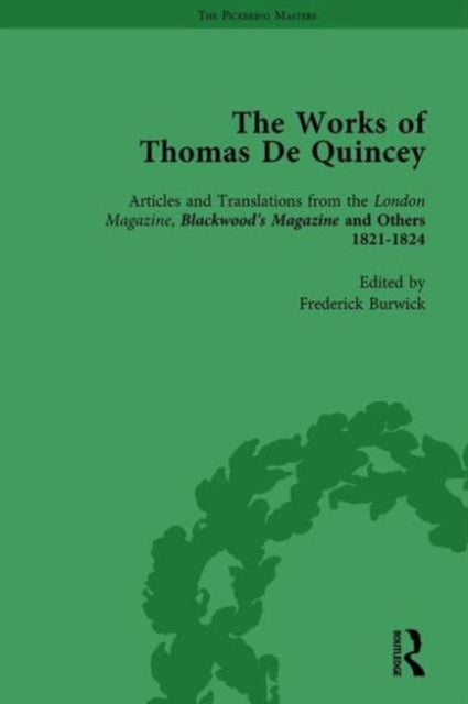 Book cover of: Works of Thomas De Quincey, Part I Vol 3. By: Grevel Lindop