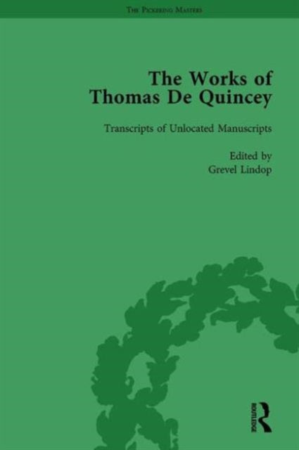 Book cover of: Works of Thomas De Quincey, Part III vol 21. By: Grevel Lindop