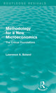 Book cover of: Methodology for a New Microeconomics (Routledge Revivals). By: Lawrence A. Boland