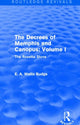 Book cover of: Decrees of Memphis and Canopus: Vol. I (Routledge Revivals). By: E. A. Wallis Budge