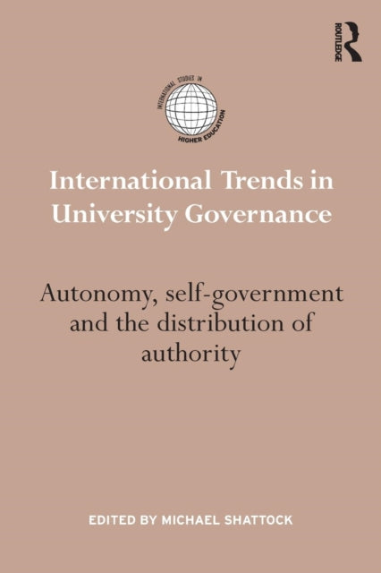 Book cover of: International Trends in University Governance. By: Michael Shattock