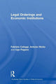 Book cover of: Legal Orderings and Economic Institutions. By: Fabrizio Cafaggi
