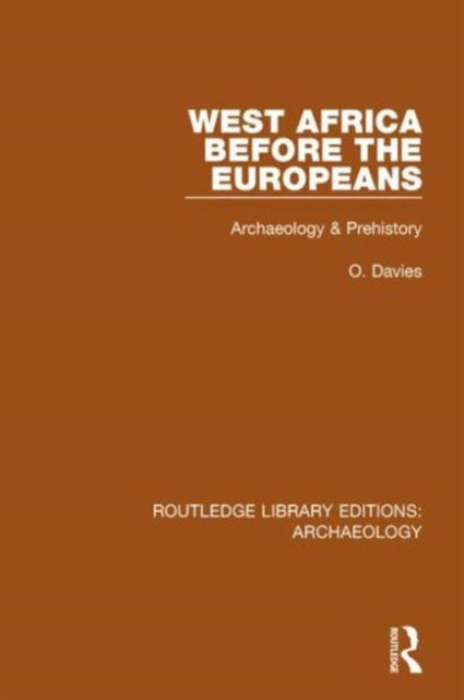 Book cover of: West Africa Before the Europeans. By: O. Davies