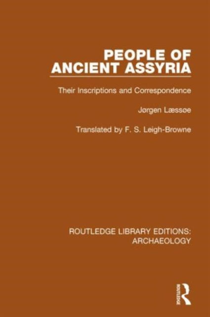 Book cover of: People of Ancient Assyria. By: Jørgen Læssøe