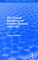 Book cover of: Critical Reception of Charles Dickens, 1833-1841 (Routledge Revivals). By: Kathryn Chittick