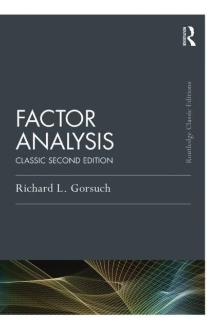 Book cover of: Factor Analysis. By: Richard L. Gorsuch