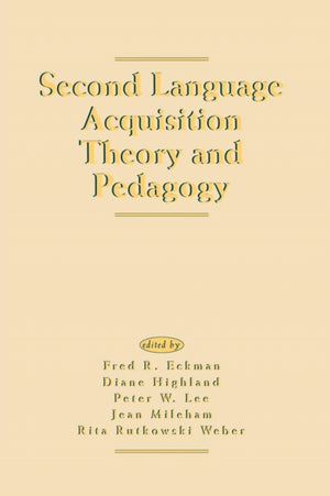 Second Language Acquisition Theory and Pedagogy
