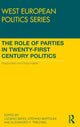 Book cover of: Role of Parties in Twenty-First Century Politics. By: Luciano Bardi