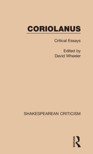 Book cover of: Coriolanus. By: David Wheeler