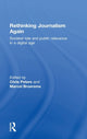 Book cover of: Rethinking Journalism Again. By: Chris Peters
