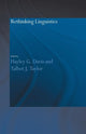 Book cover of: Rethinking Linguistics. By: Hayley G. Davis