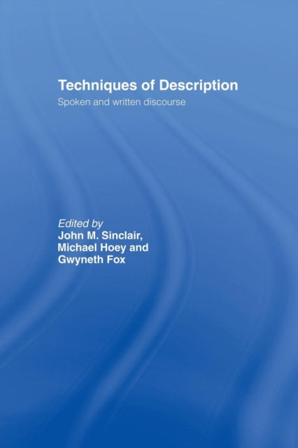 Book cover of: Techniques of Description. By: Gwyneth Fox