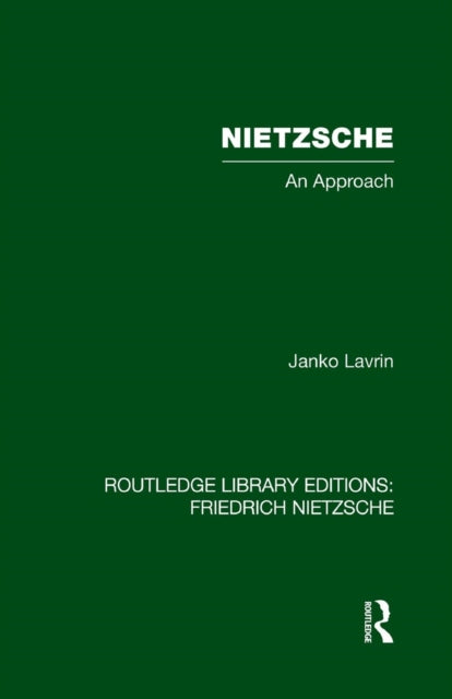 Book cover of: Nietzsche. By: Janko Lavrin