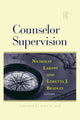 Book cover of: Counselor Supervision. By: Nicholas Ladany