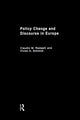 Book cover of: Policy Change & Discourse in Europe. By: Claudio M. Radaelli