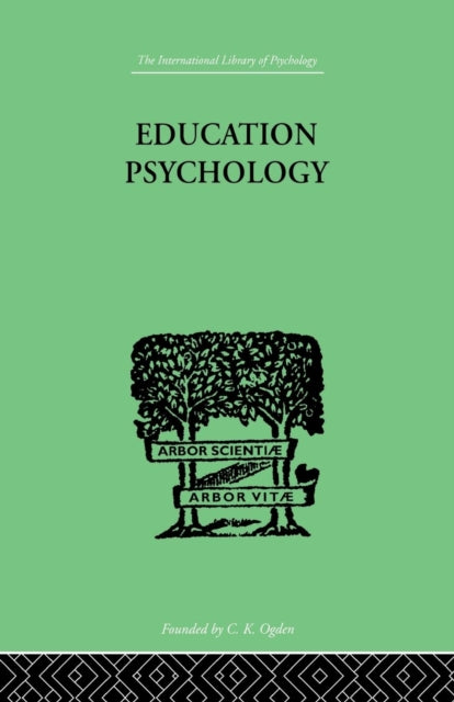 Book cover of: Education Psychology. By: Edward L. Thorndike