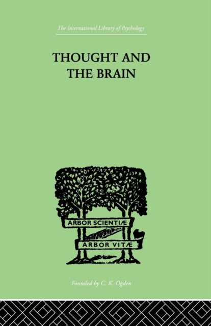 Book cover of: Thought and the Brain. By: Piron, Henri, Henri