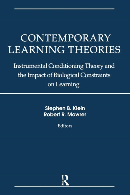 Book cover of: Contemporary Learning Theories. By: Stephen B. Klein