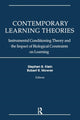 Book cover of: Contemporary Learning Theories. By: Stephen B. Klein
