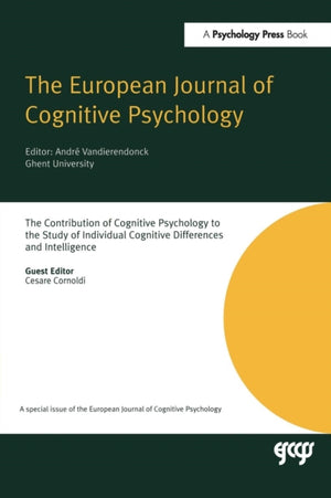 Contribution of Cognitive Psychology to the Study of Individual Cognitive Differences and Intelligence