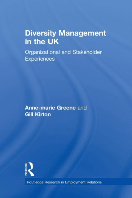 Book cover of: Diversity Management in the UK. By: Anne-marie Greene