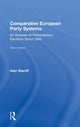 Book cover of: Comparative European Party Systems. By: Alan Siaroff
