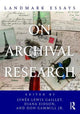 Book cover of: Landmark Essays on Archival Research. By: Lynée Lewis Gaillet