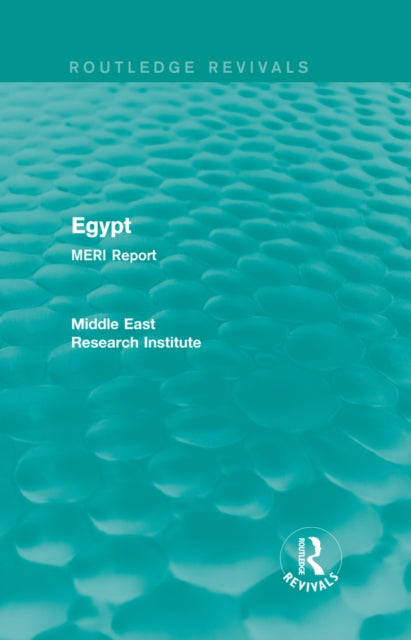 Book cover of: Egypt (Routledge Revival)