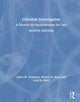 Book cover of: Criminal Investigation. By: James W. Osterburg