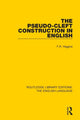 Book cover of: Pseudo-Cleft Construction in English. By: F. R. Higgins