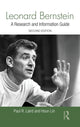 Book cover of: Leonard Bernstein. By: Paul R. Laird