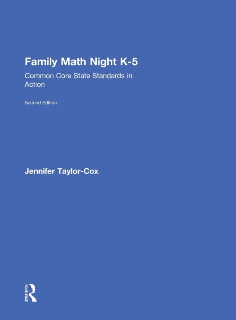 Book cover of: Family Math Night K-5. By: Jennifer Taylor-Cox