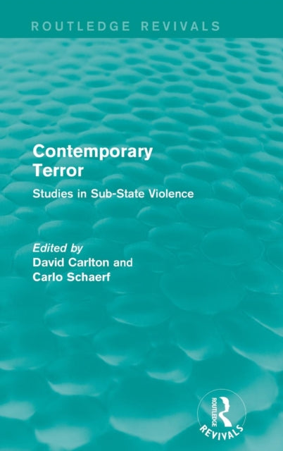 Book cover of: Contemporary Terror. By: David Carlton