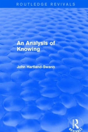 Analysis of Knowing