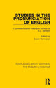 Book cover of: Studies in the Pronunciation of English. By: Susan Ramsaran