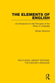 Book cover of: Elements of English. By: William Branford
