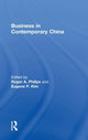 Book cover of: Business in Contemporary China. By: Roger A. Philips