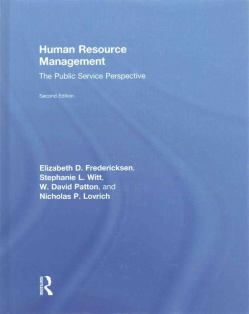 Book cover of: Human Resource Management. By: Elizabeth D. Fredericksen