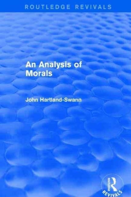 An Analysis of Morals