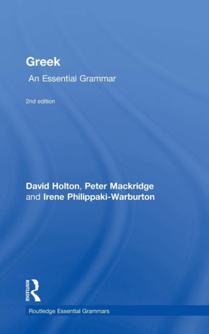 Greek: An Essential Grammar