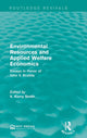 Book cover of: Environmental Resources and Applied Welfare Economics. By: V. Kerry Smith