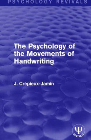 Psychology of the Movements of Handwriting