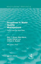 Book cover of: Incentives in Water Quality Management. By: Blair T. Bower