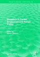 Book cover of: Research in Forest Economics and Forest Policy. By: Marion Clawson
