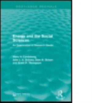 Energy and the Social Sciences