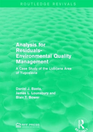 Analysis for Residuals-Environmental Quality Management