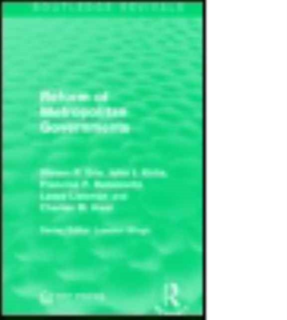 Book cover of: Reform of Metropolitan Governments. By: Steven P. Erie