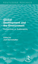 Book cover of: Global Development and the Environment. By: Joel Darmstadter